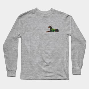 Holiday Doberman Long Sleeve T-Shirt